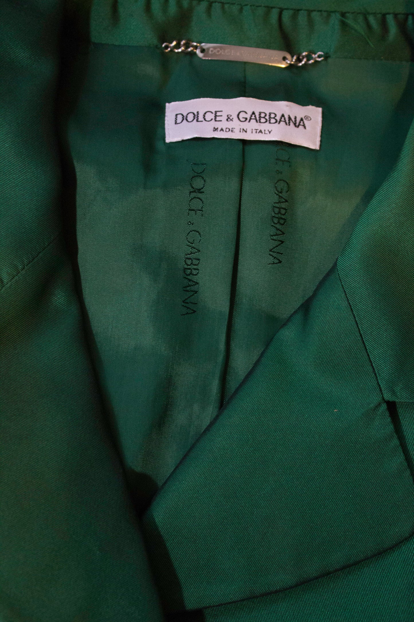 Dolce & Gabbana Green Skirt Suit