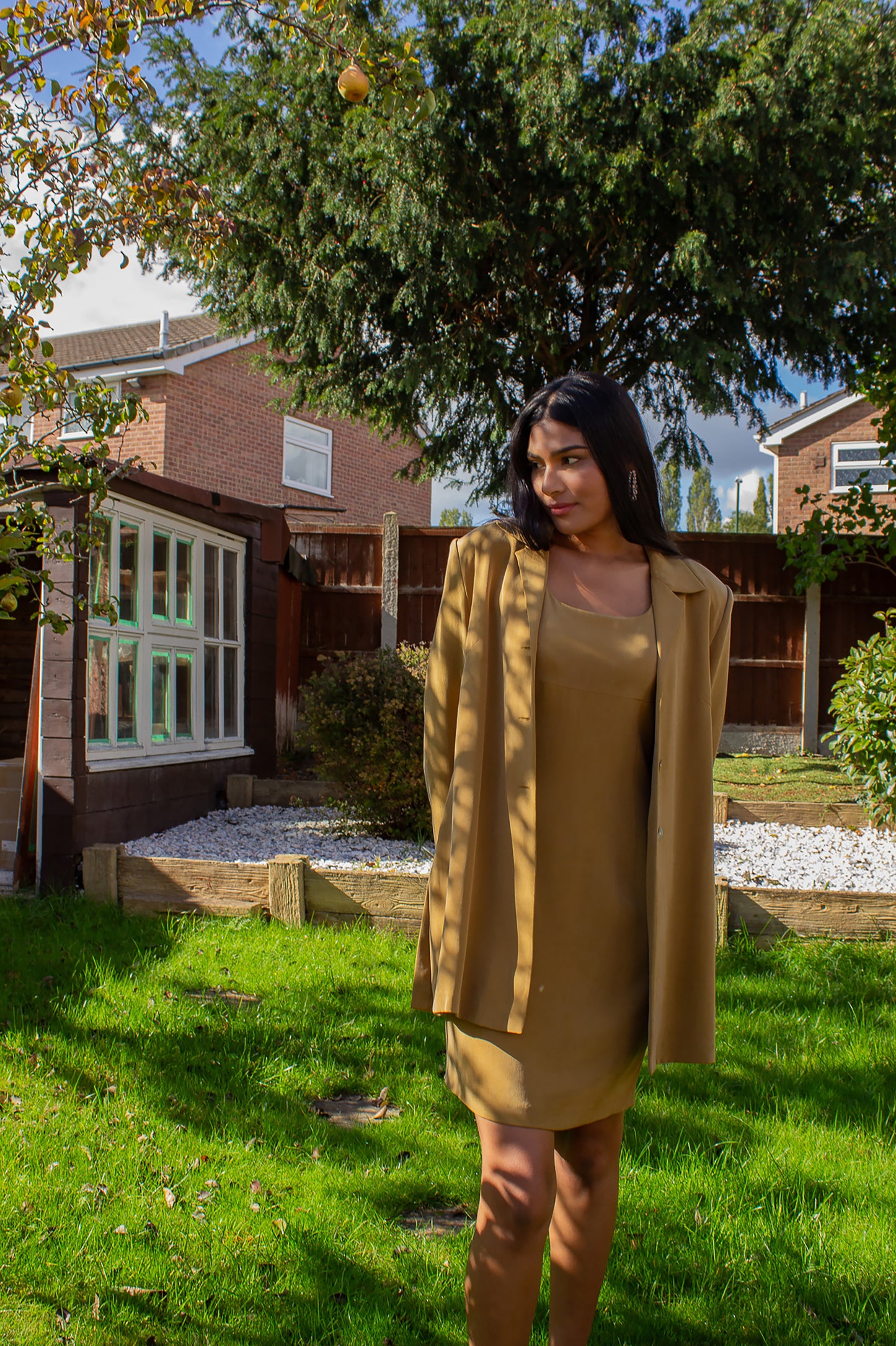 Vintage Silk Dress Suit