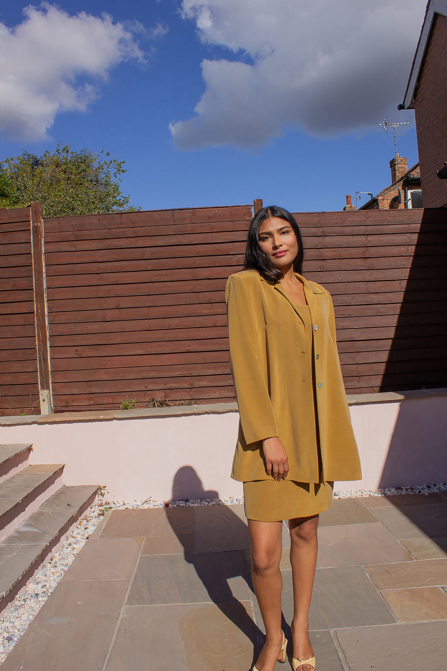 Vintage Silk Dress Suit