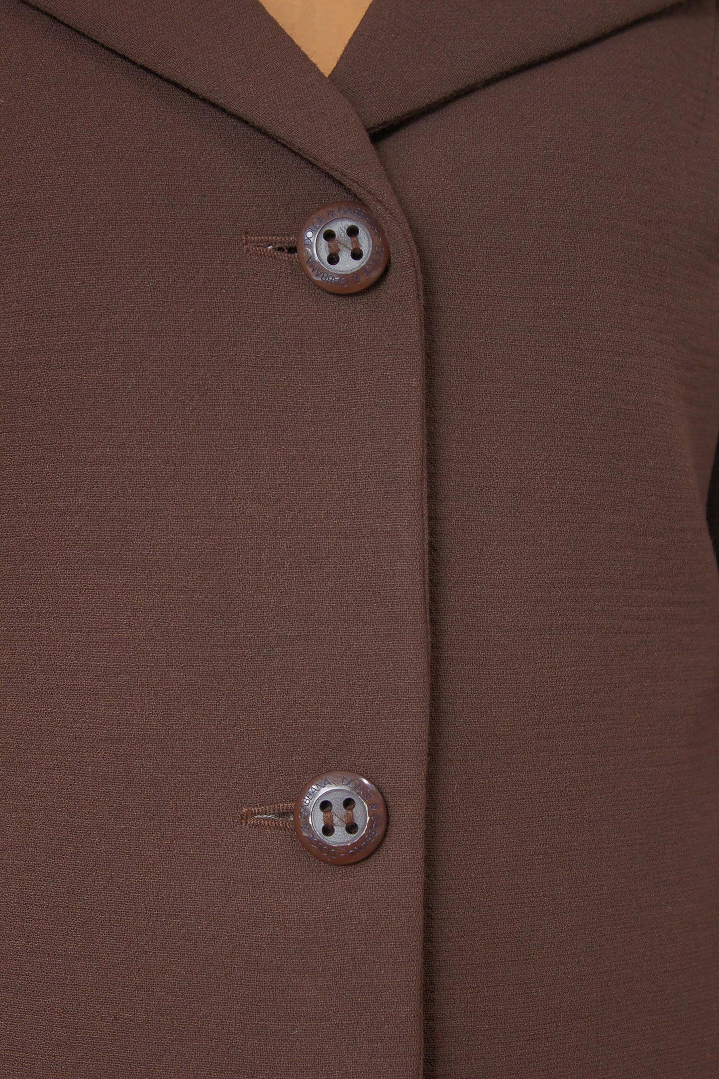 Dolce & Gabbana Brown Skirt Suit