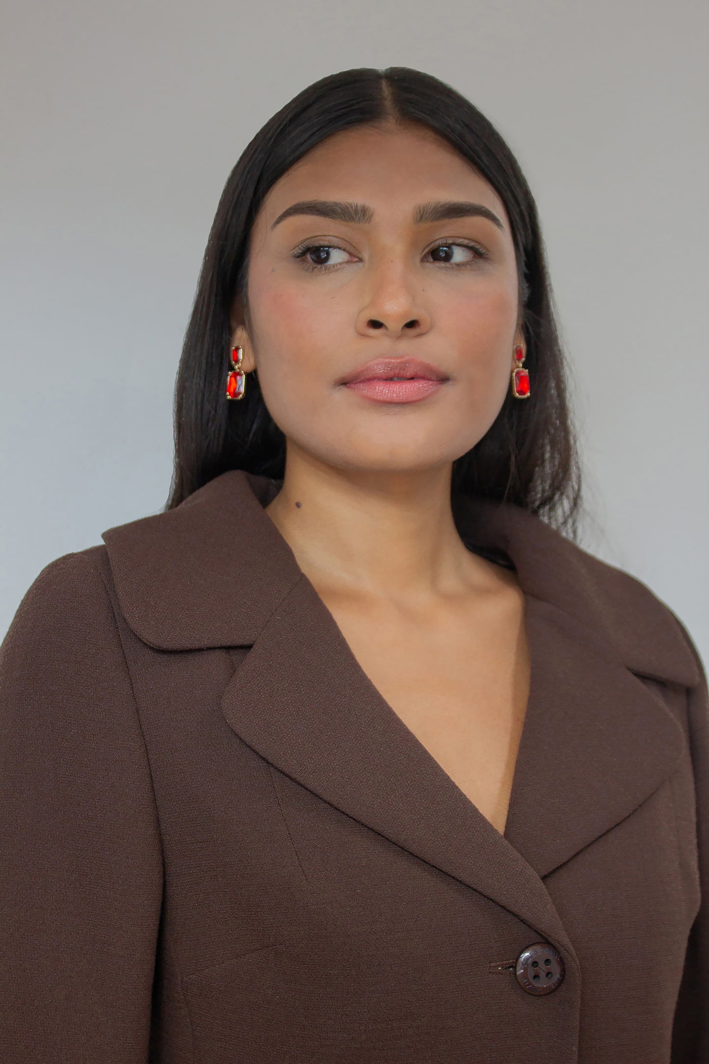 Dolce & Gabbana Brown Skirt Suit